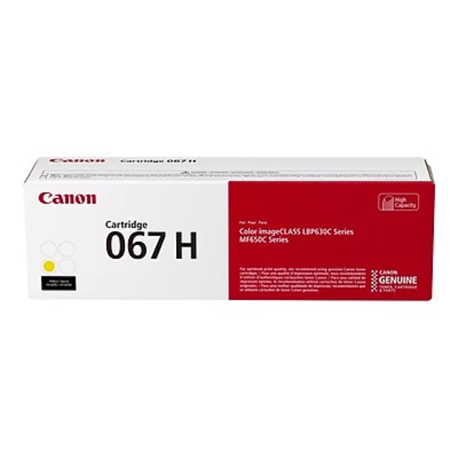 Canon 067 H Yellow High Yield Toner Cartridge (5103C001)