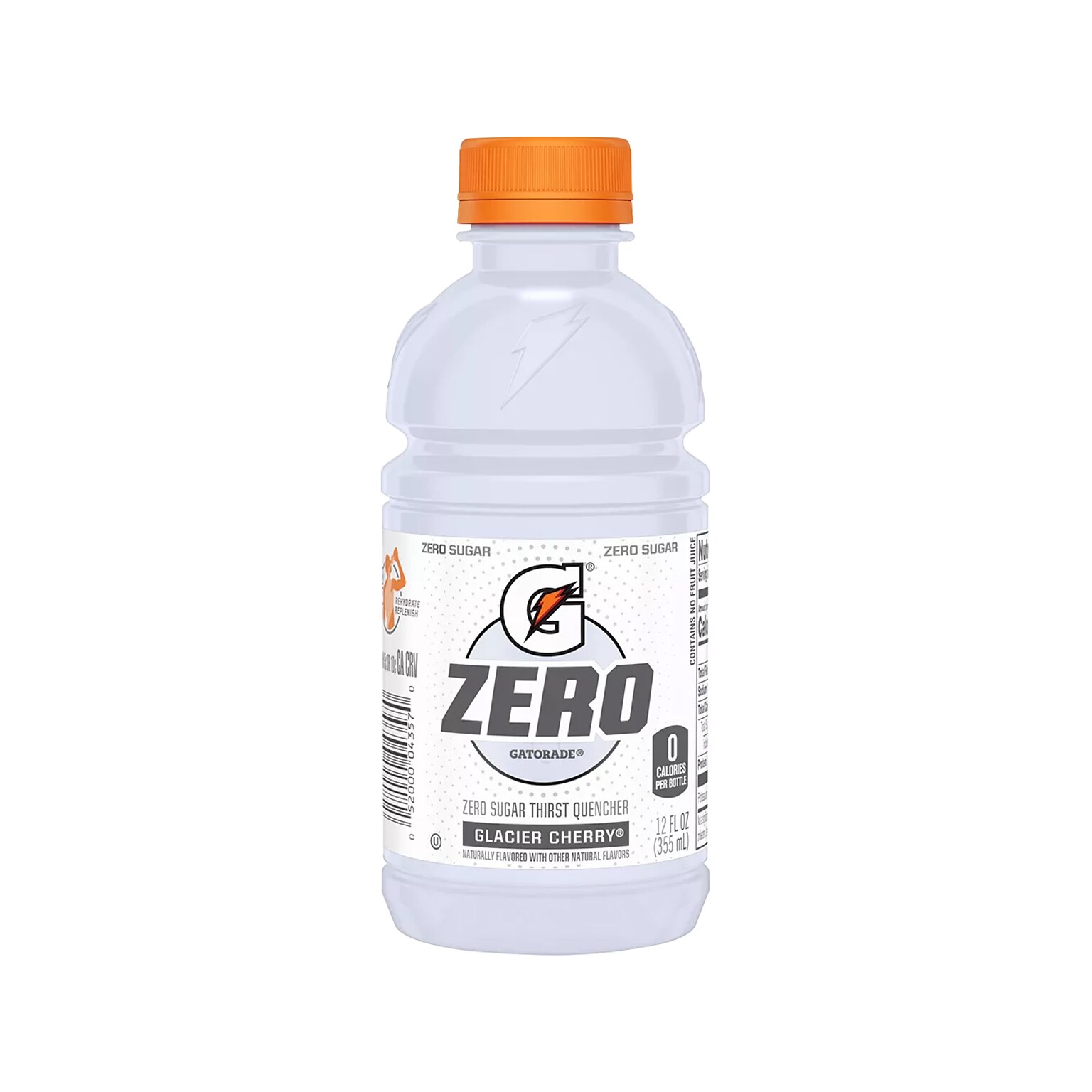 Gatorade Zero Sugar-Free Glacier Cherry Sports Drink, 12 fl. oz., 24 Bottles/Carton (4339)