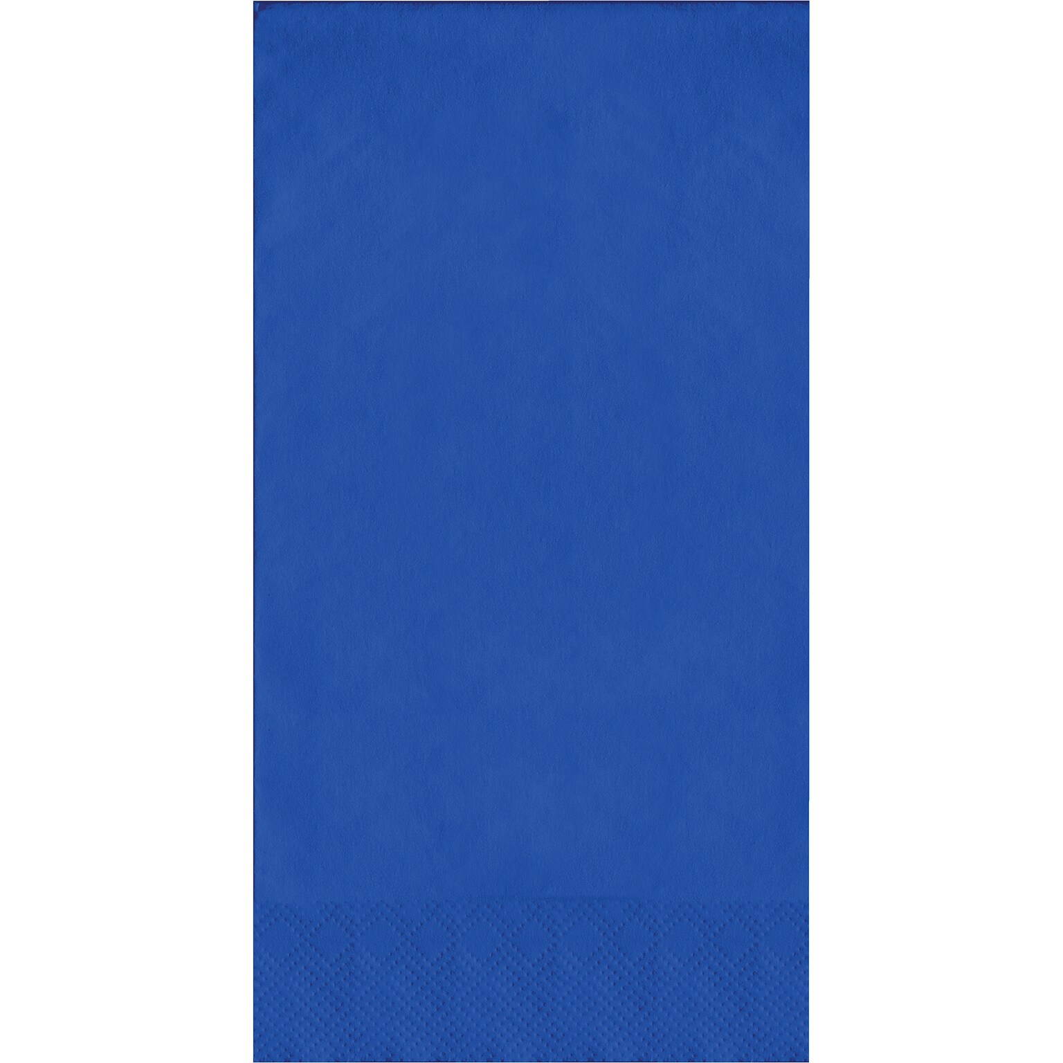 Creative Converting Touch of Color Guest Towels, 3-ply, Cobalt Blue, 192/Carton (953147)