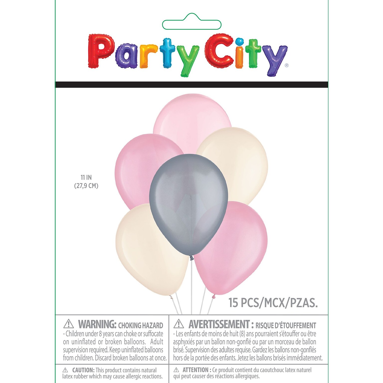 Party City Color Mix Balloons 11 Latex, Boho Warm, 15/Pack (AM111921)