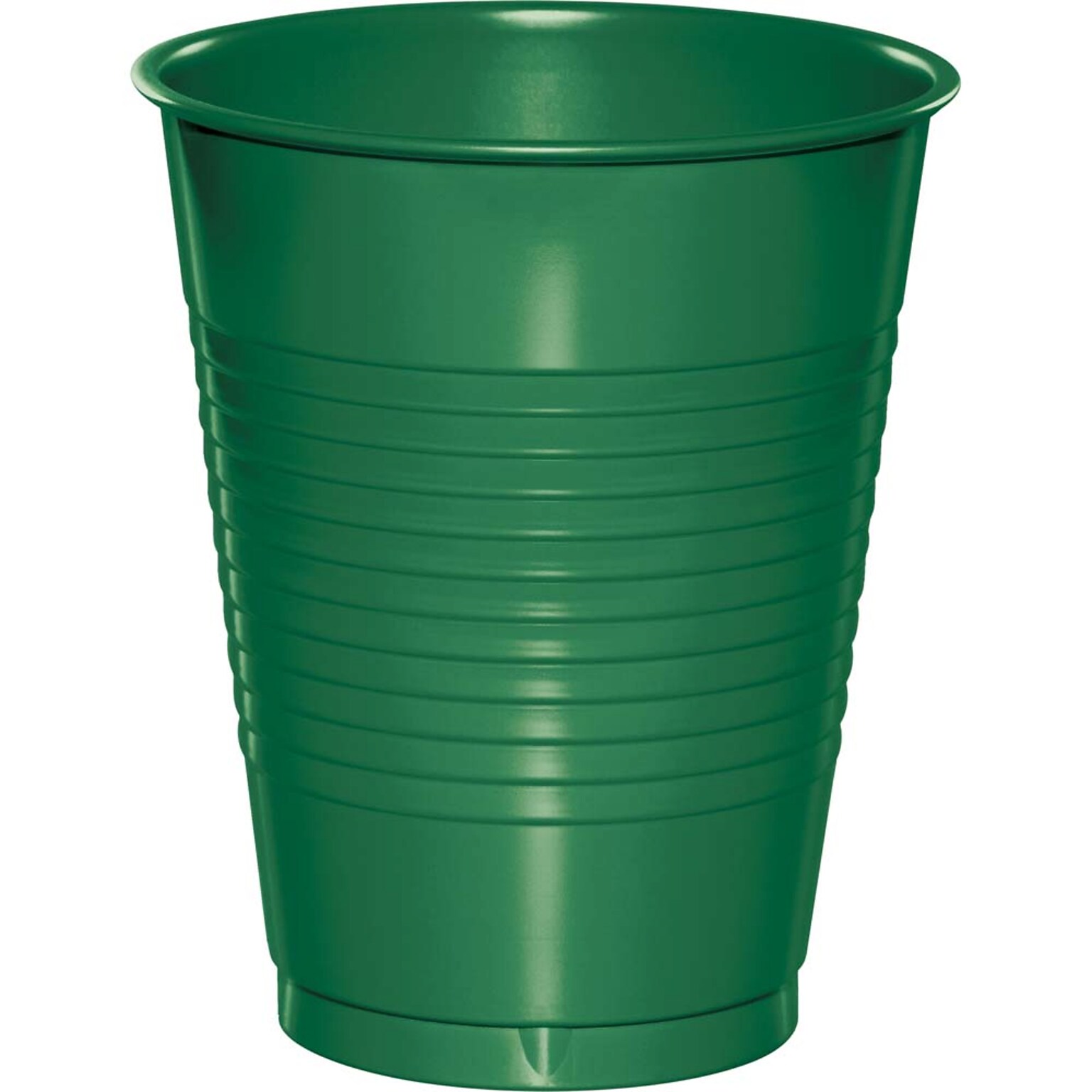 Creative Converting Touch of Color Plastic Cups, Emerald Green, 240/Carton (28112081)