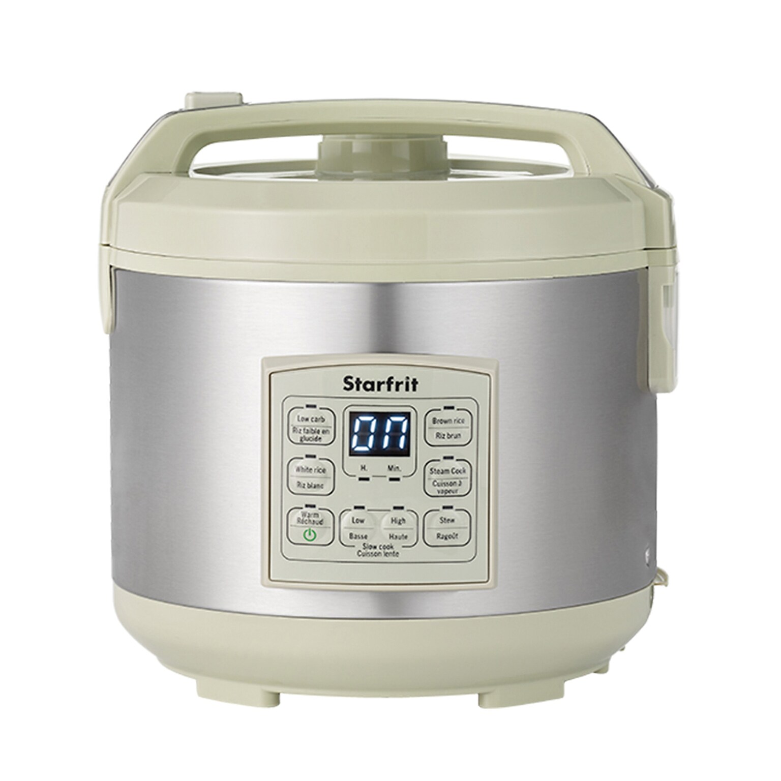 Starfrit SRFT024737001 14-Cup Electric Rice Cooker, Green & Gray (SRFT024737001)