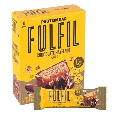 FULFIL Chocolate Hazelnut Flavor Vitamin & Protein Standard Bar, 5.62 oz., 6/Pack (220-02912)