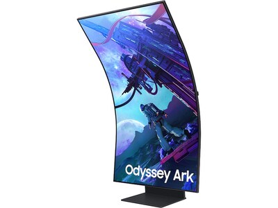 Samsung Odyssey Ark 2nd Gen. 55 Curved 4K Ultra HD 165Hz QLED Gaming Monitor, Black (LS55CG970NNXGO
