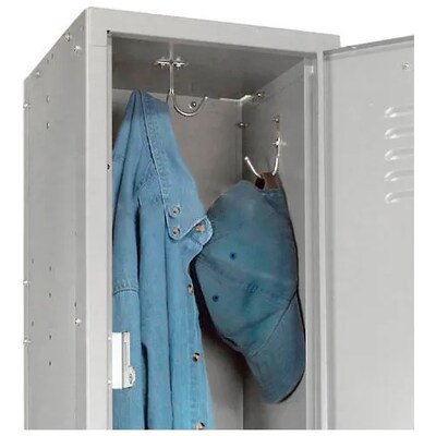 Global Industrial Paramount 2-Tier 6-Door Locker, 36W x 18D x 78H, Gray (652179GY)