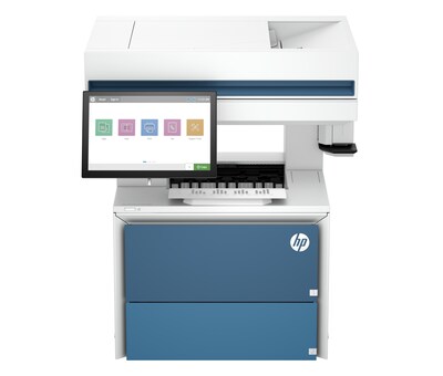 HP LaserJet Enterprise Flow MFP 6600zfw Wireless Monochrome All-in-One Laser Printer, Best for Office (675T1A#BGJ)