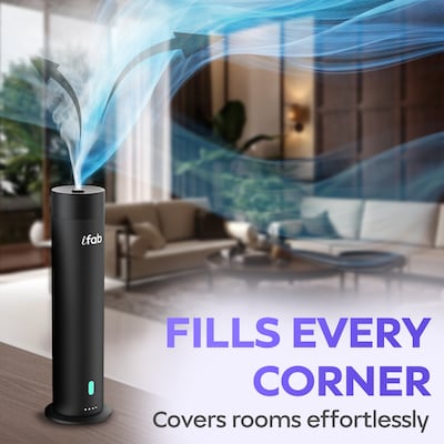 iFab 96L Nebulizing Aromatherapy Essential Oil Diffuser, 4 oz. (ISM96LBK)