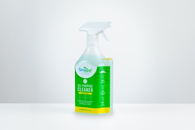 Simpleaf Clean All-Purpose Cleaner with Easy Refill Bottle, Tropical Fresh, 1 Gallon (S-APBIB01-1G-TF)