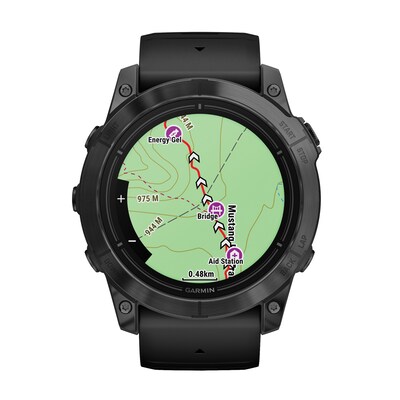 Garmin epix Pro (Gen 2) Standard Edition Smartwatch, 51-mm, Slate Gray Steel Bezel with Black Band (010-02804-20)