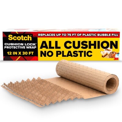 Scotch Cushion Lock Protective Wrap, Tan, 12 x 30 (PCW-1230)