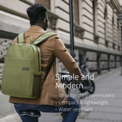 Kensington Simply Portable Lite 16” Laptop Backpack, Green (K60397WW)