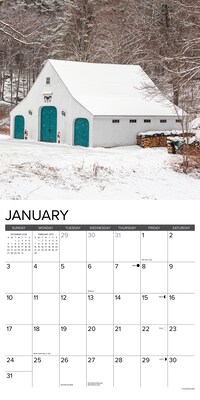 2027 Willow Creek Barns 12" x 12" Monthly Wall Calendar, Assorted Colors (59012)