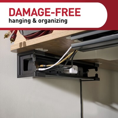 Command Power Strip Holder, Black (17310BLK-ES)