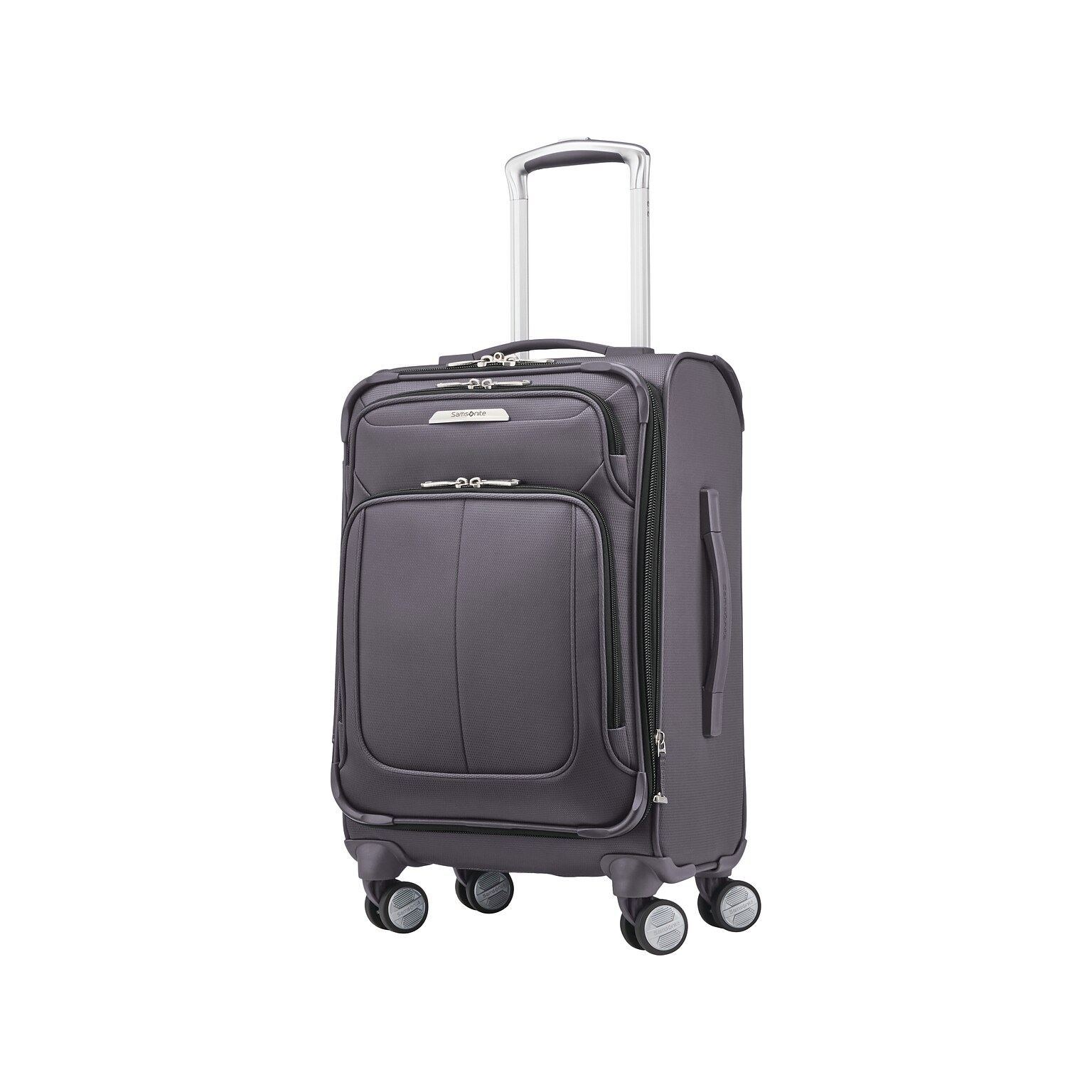 Samsonite SoLyte DLX Polyester 4-Wheel Spinner Luggage, Mineral Gray (123567-1560)