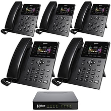 XBLUE QB1 14-Line Corded Conference Telephone, Black (QB1-IP8G-4X5)