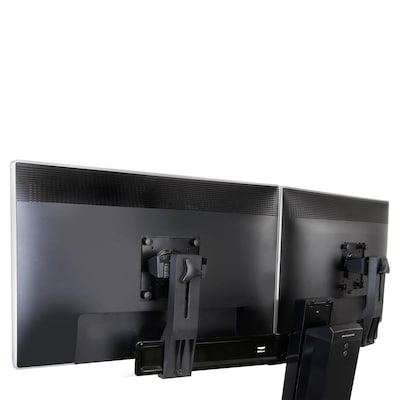 Ergotron Tall-User Kit for WorkFit Dual Monitor Mounting Kit, Up to 24, Black (97-615)
