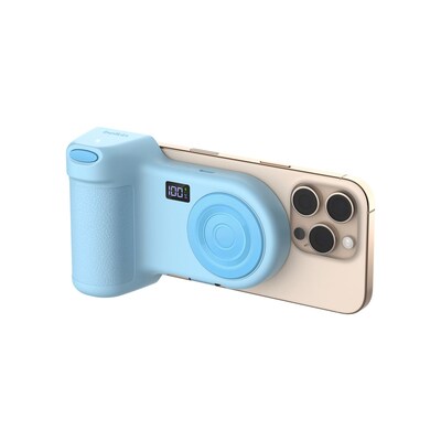 Belkin Stage PowerGrip Wireless Power Bank, 15W, 2.5ft, Blue (CTA006TTBL)