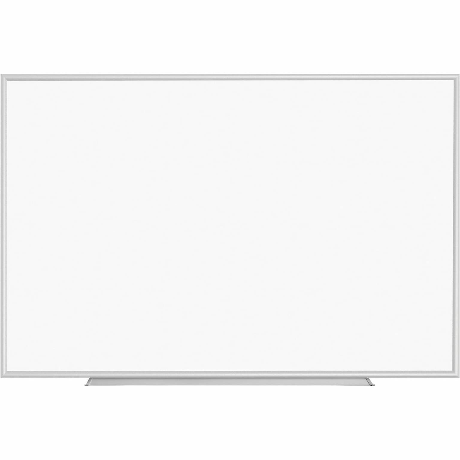 Lorell Dry Erase Whiteboard, 4 x 6, Silver Aluminum Frame (LLR00502)