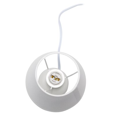 Creekwood Home Nauru 9.45" Traditional Petite Ceramic Oblong Bedside Table Desk Lamp, Off White (CWT-2005-OF)
