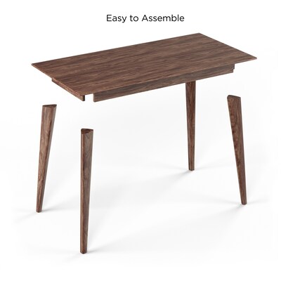 Union & Scale™ MidMod 48" Computer and Writing Desk, Espresso (UN56966)