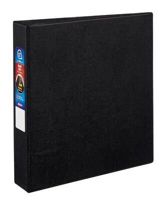 Avery Heavy Duty 1 1/2 3-Ring Non-View Binders, One Touch EZD Ring, Black (79-985)