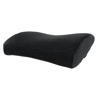 Arozzi Lumbar Support Pillow, Black Velour (AZ-LUMBAR-BV)