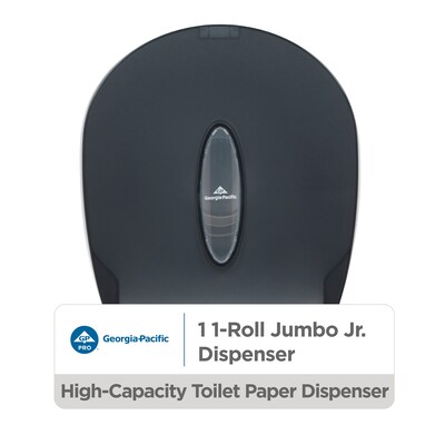 Georgia-Pacific Jumbo Jr. Toilet Paper Dispenser, Translucent Smoke (59009)
