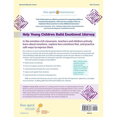 Free Spirit Publishing Create an Emotion-Rich Classroom: Helping Young Children Build Their Social E