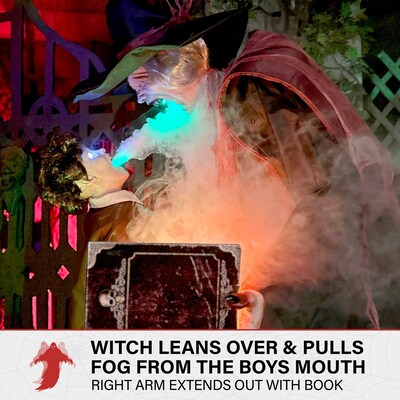 Haunted Hill Farm 7 ft. Motion-Sensor Soul Harvester Halloween Animatronic by Tekky (HHSOULHARVSTR-1FLSA)