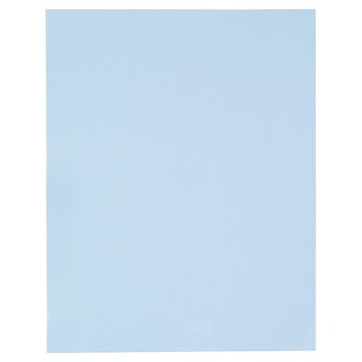 JAM Paper Glossy 2 Pocket Cardstock Presentation Folder, Blue, 25/Box (31225346A)