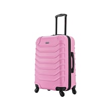 InUSA Endurance Polycarbonate/ABS Medium Suitcase, Pink (IUEND00M-PNK)