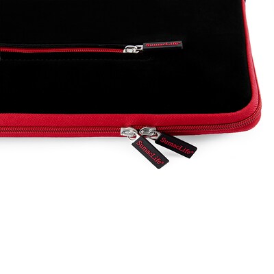 Vangoddy Neoprene Laptop Sleeve for 15.6" Laptop, Black/Red