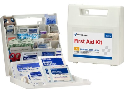 First Aid Only First Aid Kits, 184 Pieces, White, Each (91329)