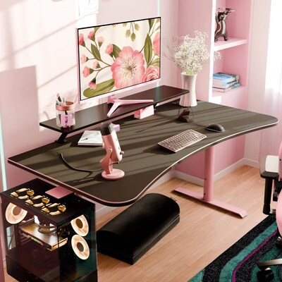 Arozzi Arena Gaming Desk, Pink (ARENANAPNK)