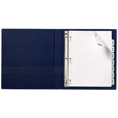 Avery Big Tab Printable Paper Dividers with Large White Labels, 8 Tabs, White, 20 Sets/Pack (14441)