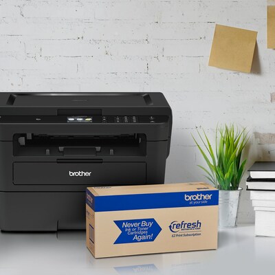 Brother HL-L2395DW Wireless Black & White All-in-One Laser Printer, Refresh Subscription Eligible