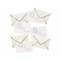 Better Office Delicate Pastel Floral Thank You Cards with Envelopes, 4 x 6, Assorted Colors, 50/Pa