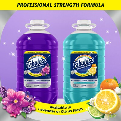 Fabuloso Professional All-Purpose Cleaner and Degreaser, Citrus Fresh Scent, 125 oz., 4/Carton (61051911CT)