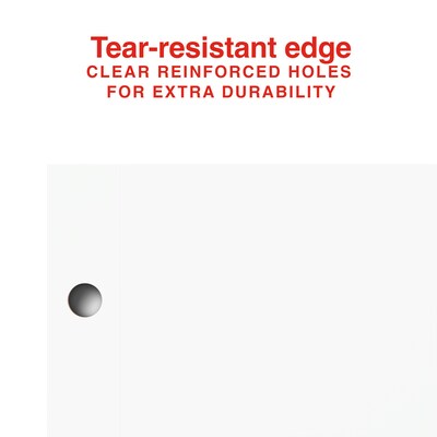 Staples Insertable Paper Dividers, 5-Tab, Customizable Binder Dividers for Office & School