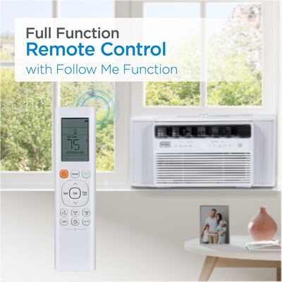 Black & Decker Energy Star 115-Volt 8,000 BTU Window Air Conditioner with Remote, White (BD08NWES)