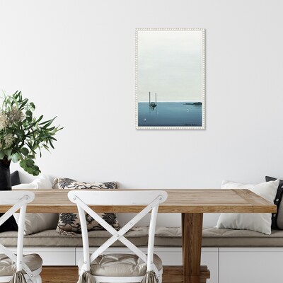 Amanti Art Calm Waters by Jen Eitel Framed Canvas Wall Art Print, 16" x 23" (A42678300028)