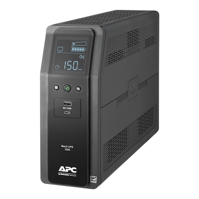 APC Back-UPS Pro BN 1500VA 10-Outlet UPS with 2 USB Charging Ports, Black (BN1500M2)