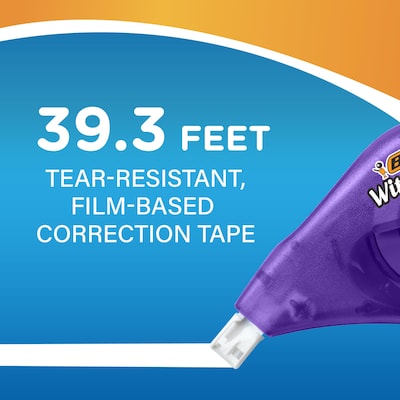 BIC Wite-Out EZ Correct Correction Tape, White, 10/Pack (WOTAP10)