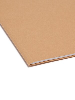 Smead File Folder, 1/3-Cut Tab, Letter Size, Kraft, 100/Box (10734)