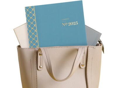 2025 Cambridge WorkStyle 8.5" x 11" Monthly Planner, Paper Cover, Seaside Blue (1606-091-12-25)