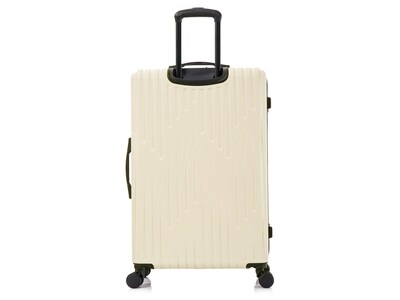 InUSA Drip 28" Hardside Suitcase, 4-Wheeled Spinner, TSA Checkpoint Friendly, Sand (IUDRI00L-SAN)