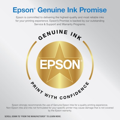 Epson EcoTank ET-2980 Wireless All-in-One Color Supertank Printer, White (C11CL41202)