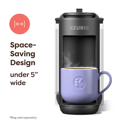 Keurig® K-Mini Mate Plus 6-Cups Single Serve Coffee Maker, Matte Black (5000390176)