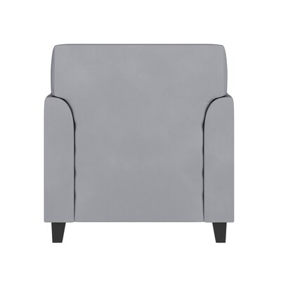 Flash Furniture Hercules Diplomat Series Faux Leather Reception Chair, Gray (BT8271GY)