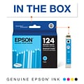 Epson T124 Cyan Standard Yield Ink Cartridge